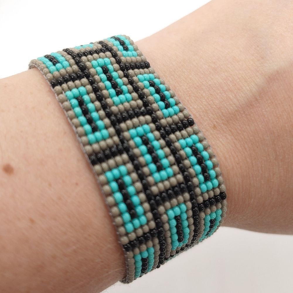 Loom Beaded Bracelets Block Pattern